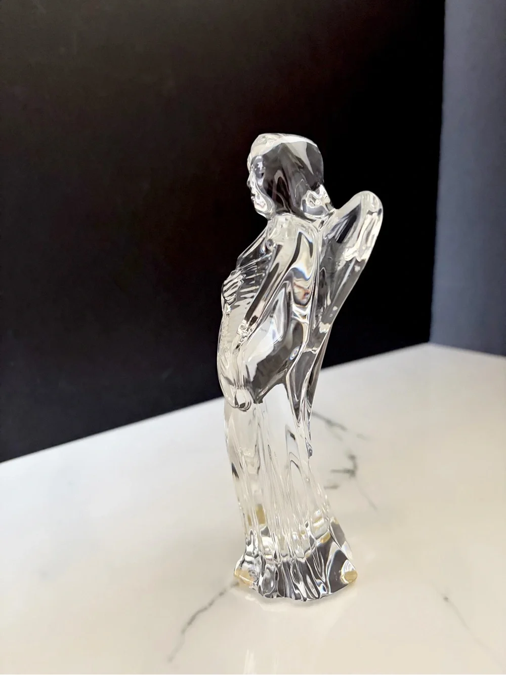Angel with Harp Nativity Figurine by Baccarat